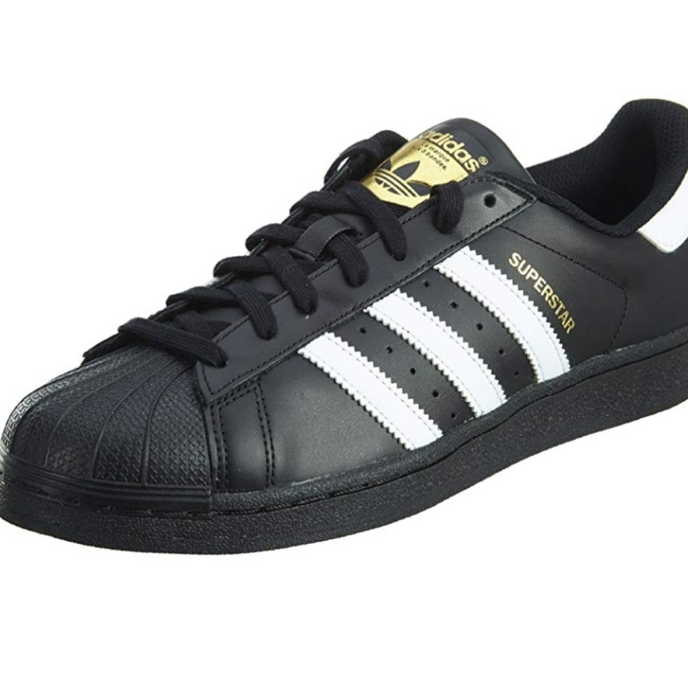 Adidas Black Shell Toe